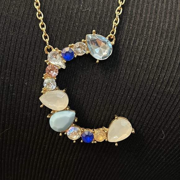 Initial “C” stone design necklace - Picture 2 of 4